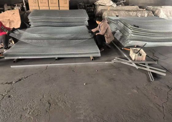 Lưới kim loại mở rộng có độ dày 1,6mm Gothic 1,2 X 2,4 M