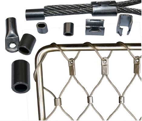 SS 304 316 linh hoạt vườn thú lưới khỉ chuồng thép không gỉ dây dây lưới cho vườn thú