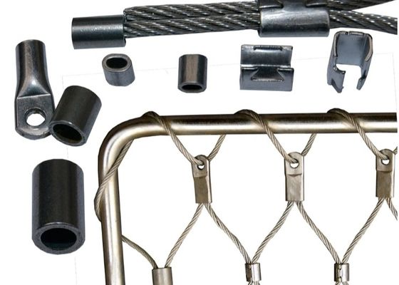 SS 304 316 linh hoạt vườn thú lưới khỉ chuồng thép không gỉ dây dây lưới cho vườn thú