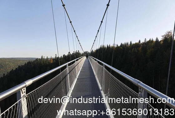 Lưới thép không gỉ SS 304 316 Zoo Wire Mesh, cáp thép không gỉ cho chuồng chim để bảo vệ chim