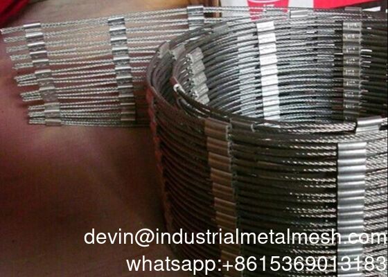 Stainless Steel Rope Mesh Balustrade Flexible Rope Net Fence để bán