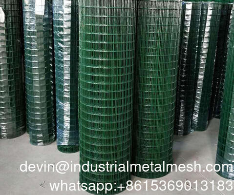 PVC nhựa phủ sợi dây chuyền galvanized hàn lưới sợi sắt lưới