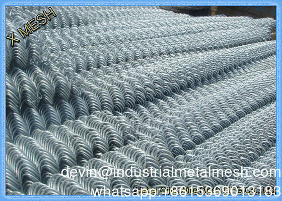 Ống sợi dây chuyền được phủ galvanized / PVC Cyclone Fencing 3 feet Height