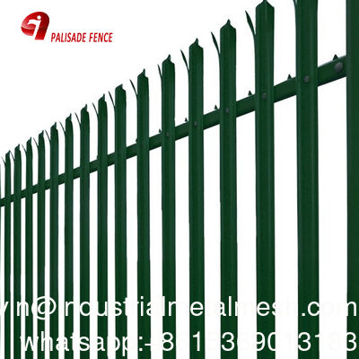 Metal Palisade hàng rào D và W hình dạng hàng rào an ninh hệ thống