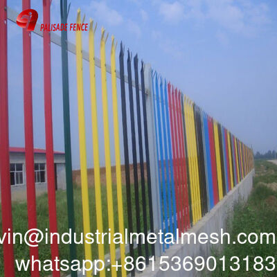 Phụn bán buôn bột phủ W D màu nhạt tròn / đơn / ba đầu hàng rào an ninh hàng rào hàng rào