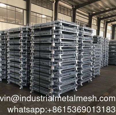 Thùng chứa thép xếp chồng để sử dụng và tổ chức công việc nặng