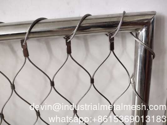 Rụt Curing Stainless Steel Wire Cable Cable Rope Mesh Net cho Handrail