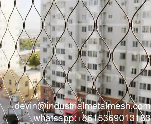 Thép không gỉ 316 ngăn chặn lưới dây thừng dây cho lưới sân thể thao