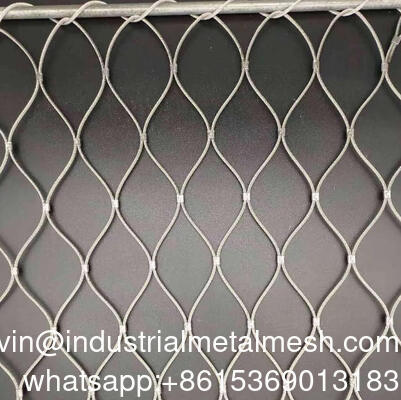 Lưới cáp/lưới dây thép không gỉ 304 316/Lưới dây xanh và lưới trang trí cho an ninh