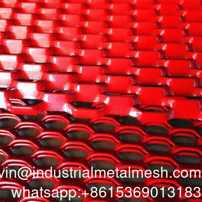 Màu xám nhôm mở rộng kim loại lưới cho tòa nhà mặt tiền