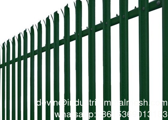 Metal Palisade hàng rào D và W hình dạng hàng rào an ninh hệ thống