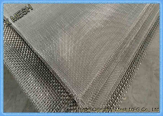 Crimped SS304 Thép không gỉ dệt kim loại Bộ lọc màn hình Dây lưới Hình vuông