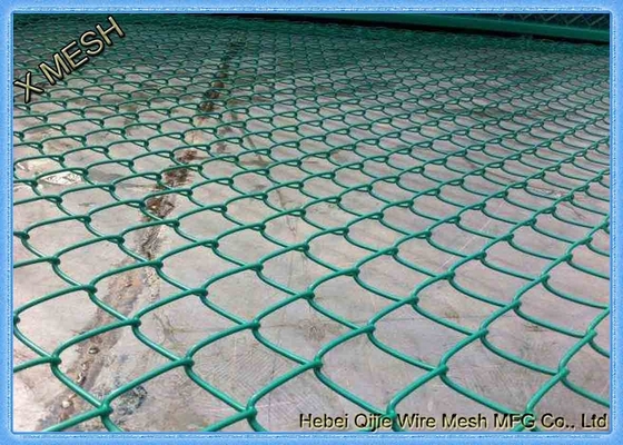 9 Thước dây kim loại Lưới hàng rào liên kết chuỗi mạ kẽm nhúng nóng