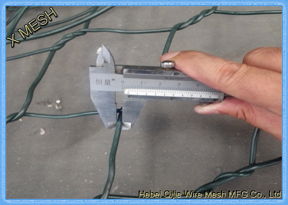 PVC tráng kẽm mạ nhôm mạ kẽm hàn lưới Rọ hàng rào cho quân đội