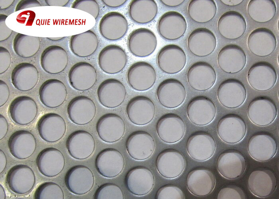 Vẻ đẹp hình tròn lỗ tròn Kim loại đục lỗ Đường kính mạ kẽm 5-10mm