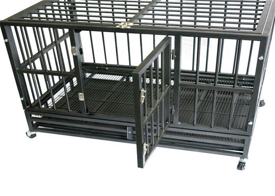Thùng chó nặng gấp sang trọng, chó có thể gập lại với bánh xe