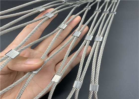Ss316l 1-6mm 20x20mm Lưới thép không gỉ thắt nút