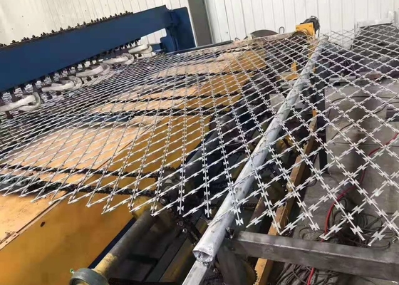 Dây dao cạo mạ kẽm nhúng nóng Bto22 hàn cho đường sắt đường sắt đo tiêu chuẩn