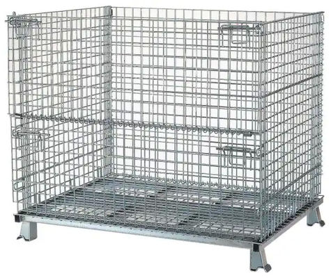 Rổ lưới kim loại 500kg có thể thu gọn công nghiệp