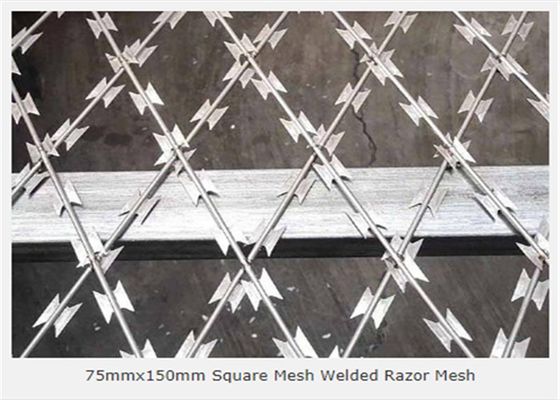 Lưới thép dao cạo 3.2mm mạ kẽm mạ kẽm 75x150mm Mở