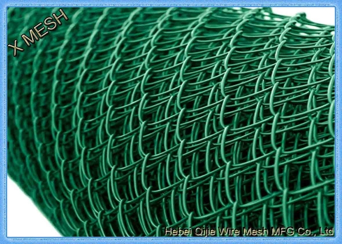 Hàng rào liên kết chuỗi bọc nhựa PVC màu xanh lá cây-CLF002